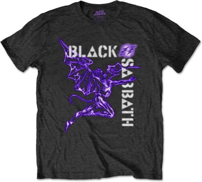 Black Sabbath - Retro Henry Heren T-shirt - S - Zwart