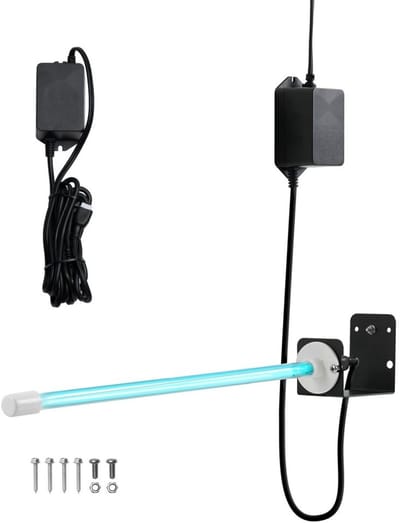HVAC UV-C Luchtreiniger - Kanaal UV-Lamp - Vermogen 25 W, 254 nm - Magnetische Bevestiging - Voor Airco Luchtkanalen - Inclusief 1 Reservelamp