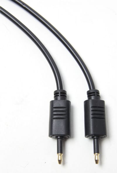 MUSIC STORE Optafeles kabel 1m 3,5mm => 3,5mm opt. jack - Stereo patch kabel