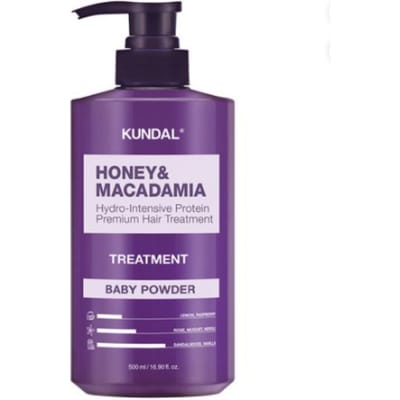 KUNDAL Honing en Macadamia Haarmasker Baby Poeder Geur Diep Voedend Haarmasker 500ml