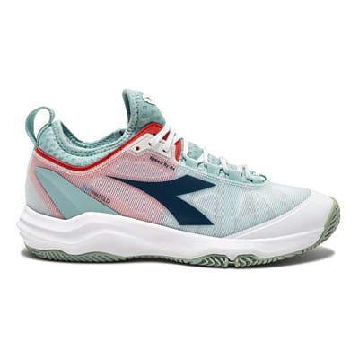 Diadora Speed Blushield Fly 4 + Tennisschoenen Dames-Wit,Mint