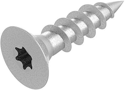 Spaanplaatschroeven 4 x 16 mm - Verzinkt Staal - 500 Stuks - Houtschroeven met Volledige Schroefdraad