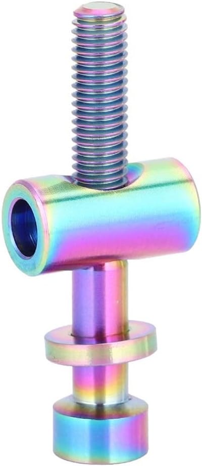 Zadelpen Schroef - Fiets Bout - Fiets Reparatie - Titanium Legering - M5x35mm - Regenboog