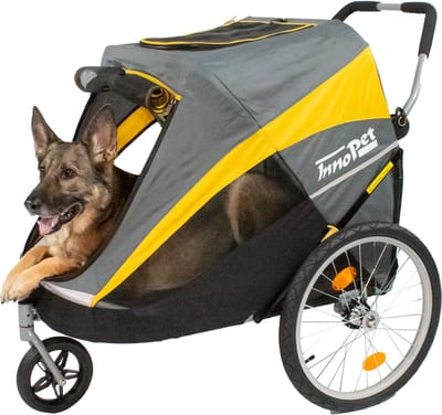 InnoPet Hondenbuggy - Hercules 2.0 - Incl. Regenhoes - 98x88x105cm