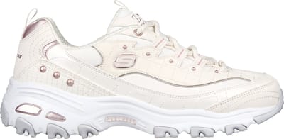 Skechers D'LITES - LADIES NIGHT dames sneakers - Wit - Maat 37