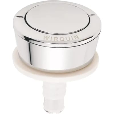 Wirquin Enkele Wc-drukknop Chroom