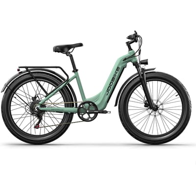 JOOBIKE JOO1 Elektrische Fiets voor Volwassenen 1000W Borstelloze Motor 48V17.5AH Stads E-bike 26*3.0 Inch Fatband Mountain E-bike 1000W JOO1 groen