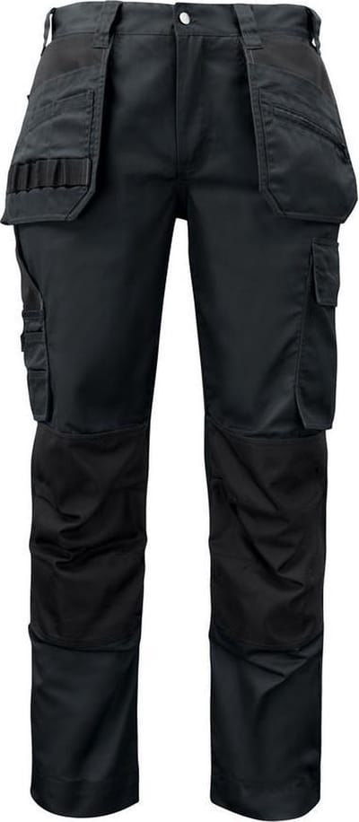 ProJob 5531 BROEK MET KNIEZAKKEN EN SPIJKERZAKKEN 645531 - Zwart - C42