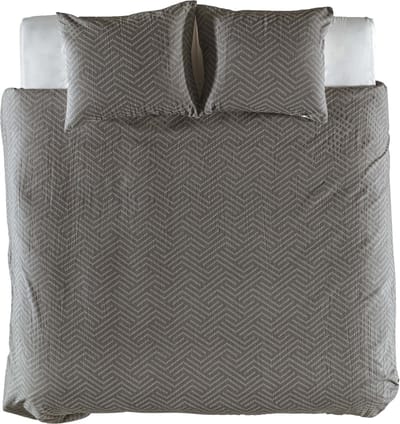 Dekbedovertrek Yellow Leonie - Stone Grey