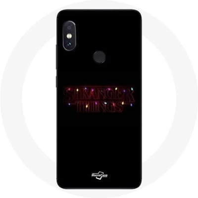 Coque pour Xiaomi Redmi Note 5 Pro Stranger Things Affiche Logo Joyeux noël