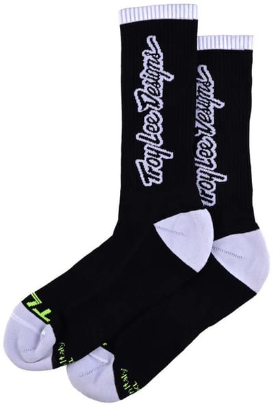 Troy Lee Designs Performance Signature Sokken Zwart EU 44-47 1/2 Man,Vrouw