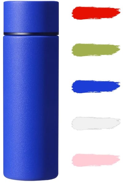 Mini geïsoleerde waterfles, 150 ml, mini koffiethermosfles, Geschikt voor de sportschool, buitenactiviteiten, reizen, werk en school (blauw).