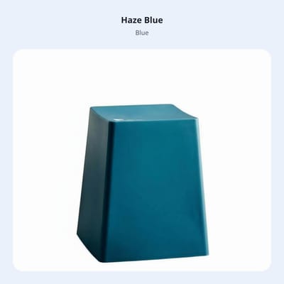 Gevormde Plastic Kruk Verdikt En Stevig Huishoudelijk Meubilair Makkelijk Schoon Te Maken Aanpasbaar Voor Volwassenen Keuken Slaapkamer Balkon blauw