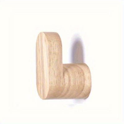 Crochet en bois décoratif pour clés, porte-manteau mural, multi-usages, pour cuisine, salle de bain, accessoires de rangement, gadgets blanc