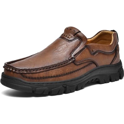 Leren Schoenen Heren Echt Leer plus Maat Heren Buitenschoenen Casual Leren Schoenen Wandelschoenen 45 brown