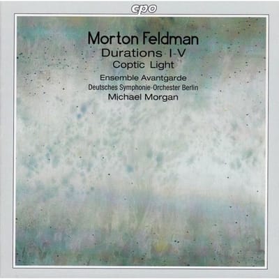 CD ONBEKEND - Feldman: Duur 1-5/Koptisch Licht 9991892 cpo 1997 Duitsland Klassiek Gebruikt gray