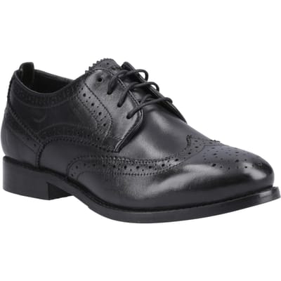 Hush Puppies Dames/Dames Natalia Leren Brogues (Zwart)