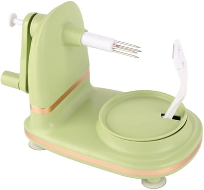 Dailygoods- Appelschiller Veilig en Efficiënt - Appelschilmachine - Fruitsnijder - Roestvrij Staal - PP - Handbediend - Fruitschiller