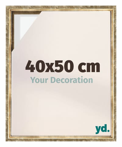 Your Decoration - Baklijst 40x50 cm - Goud Antiek - Baklijst voor Canvas - MDF - Lyon