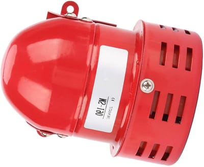 Industrieel Geluidsalarm - Sirene Alarm - Diefstalbeveiliging - Krachtige Prestaties - 120 dB - Rood
