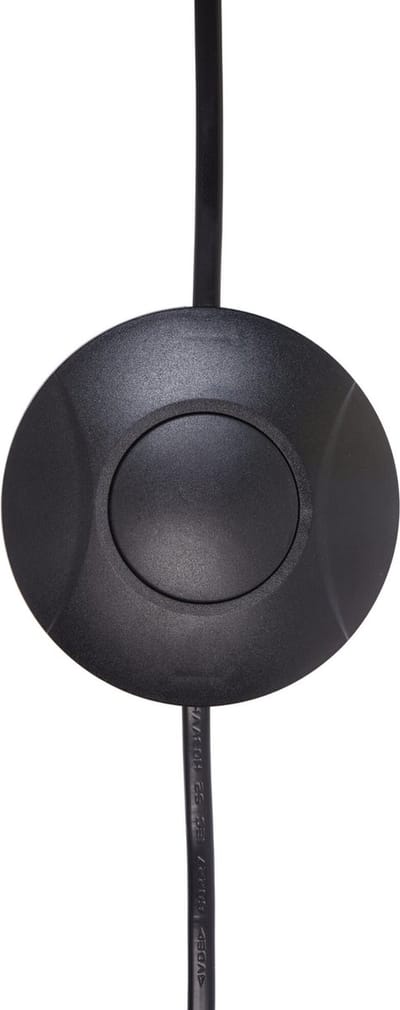 230V universele vloerdimmer 1-100W zwart incl snoer voor dimbare led, halogeen en gloeilampen | Tradim 64302