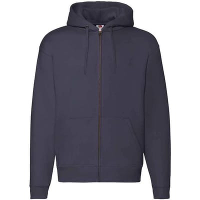 Fruit of the Loom Unisex Adult Premium Full Zip Hoodie (Deep Navy)