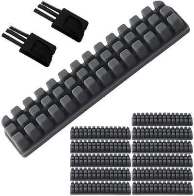 12-delige set siliconen mondborstels voor 3D-printers, reinigingskit voor hotend en nozzle, accessoires voor 3D-printeronderhoud