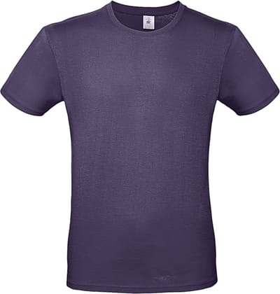Classic E150 T-shirt B&C Collectie Radiant Purple/Paars Maat S