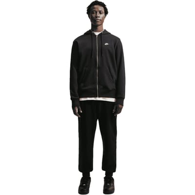 Hooded sweatshirt met rits Nike Club Fleece
