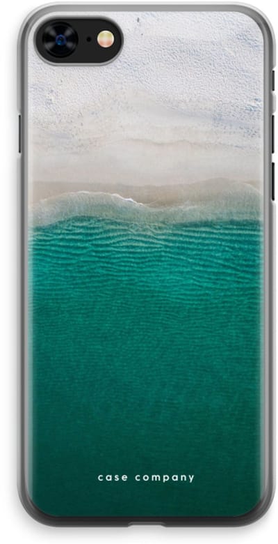 Case Company® - Hoesje geschikt voor iPhone 8 hoesje - Stranded - Soft Cover Telefoonhoesje - Bescherming aan alle Kanten en Schermrand