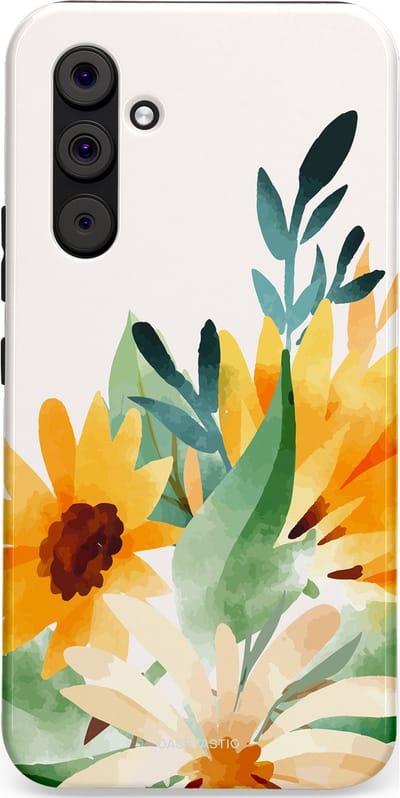 Casetastic Hoesje Geschikt voor Samsung A54 (5G) - Stijlvolle Beschermende Duo-layer Case - Zomergloed
