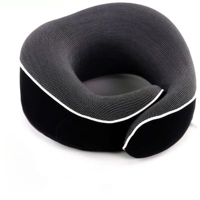Reis Nekkussen Memory Foam – Ergonomisch Reiskussen voor Vliegtuig, Auto & Trein – Neksteun Reizen – Comfortabel Slaapkussen – Inclusief Oordoppen – Lichtgewicht & Compact