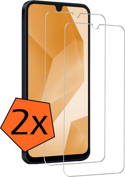 Screenprotector - 2 Stuks - Geschikt voor Samsung Galaxy A16 - Extra Sterk - Gehard Glas - Beschermglas - Tempered Glass - Screen Protector