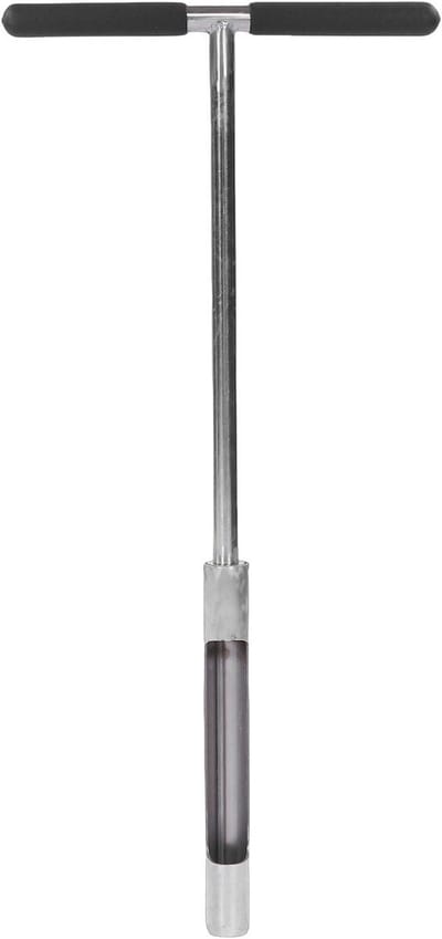 Bodemsonde Roestvrijstaal - Bodemsteker Tuin - Bodem Analyse - Stevige Constructie - 77 cm - Zilver