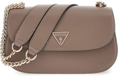 GUESS Schoudertas Daryna Convertible Xbody Flap Dark Taupe