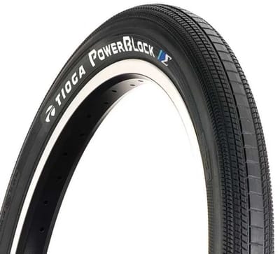 Tioga S-spec Powerblock Bmx 20´´ X 1.75 Stevige Urbanband Zilver 20´´ x 1.75