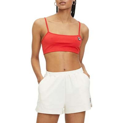 FILA Linfen Cropped Spaghetti Top True Red Taglia: XL | Canottiere Outlet | Donna | Rosso