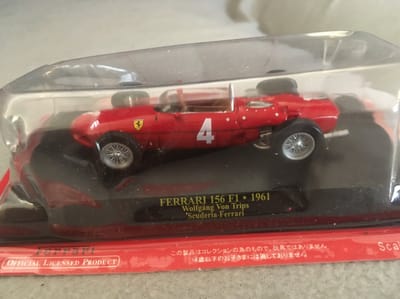 ATLAS Ferrari 156 F1 #4  VON TRIPS 1961 schaalmodel 1:43