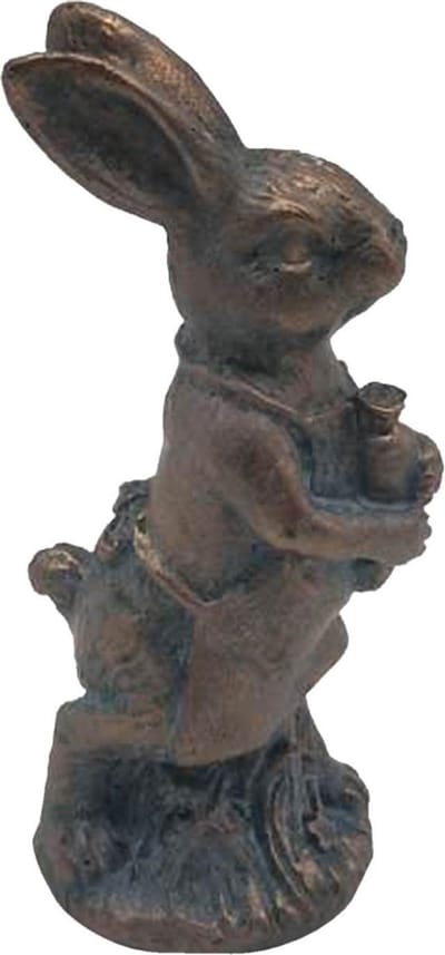 Clayre & Eef Beeld Konijn 11 cm Bruin Kunststof