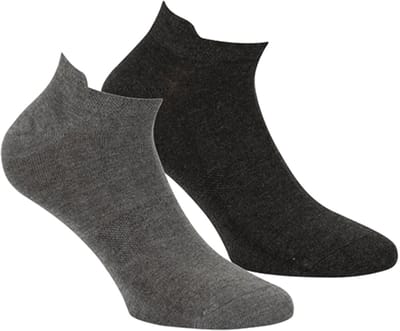 Boru Bamboo - Sneaker Lipje - Grijs - 31-35 - Bamboe Sokken - Naadloos - Ademend - Anti-Afzak - Unisex - 2333