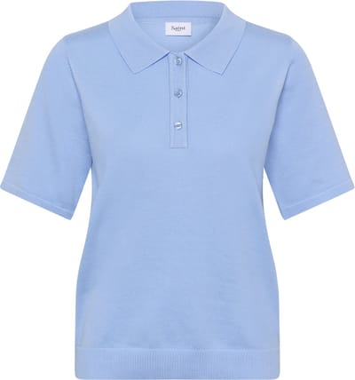 Saint Tropez MilaSZ Polo SS Pullover Dames Trui - Kentucky Blue