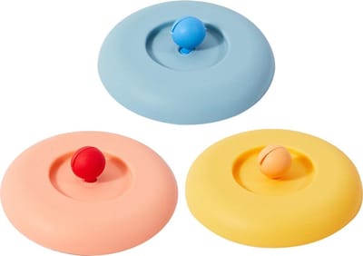 6-delige siliconen bekerdekselset met lepelhouder, hittebestendig en stofwerend deksel, universele ronde afdichtingsring voor waterbekers, geschikt voor koffiebekers.