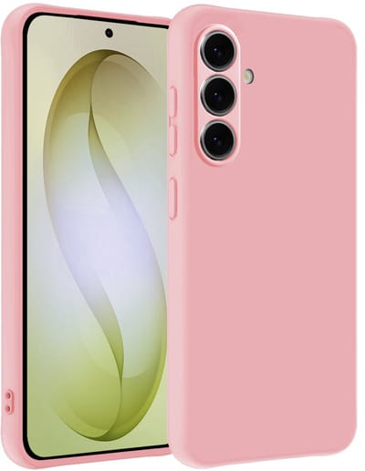 Hoesje - Geschikt voor Samsung Galaxy S26 - Sterk & Shockproof - Hoes Cover - Siliconen Case - Telefoonhoesjes - Lichtroze