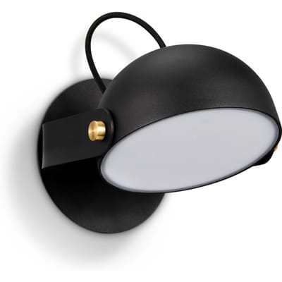 LED-Wandlamp Paci zwart