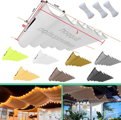 Intrekbaar Zonnezeil - Verstelbare Schaduw - Terras Beschermen - Waterafstotende Coating - 100 x 250 cm - Wit