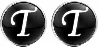 Fako Bijoux - Manchetknopen - Alfabet - Letter T