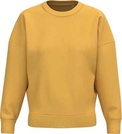 Native Spirit Ecologische dames sweater met ronde hals en afhangende mouwen NS439 - Sun Yellow - L