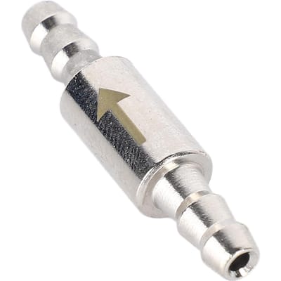 Clapet anti-retour de CO2 pour aquarium, clapet anti-retour professionnel en acier inoxydable pour système de CO2 d'aquarium white