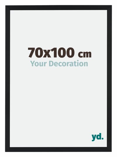 Your Decoration - Fotolijst 70x100 cm - MDF - Zwart Mat - Catania