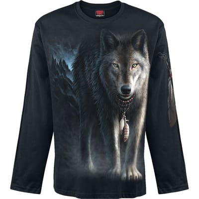 Spiral - Gothic Shirt met lange mouwen - From Darkness - M tot XXL - voor Mannen - zwart